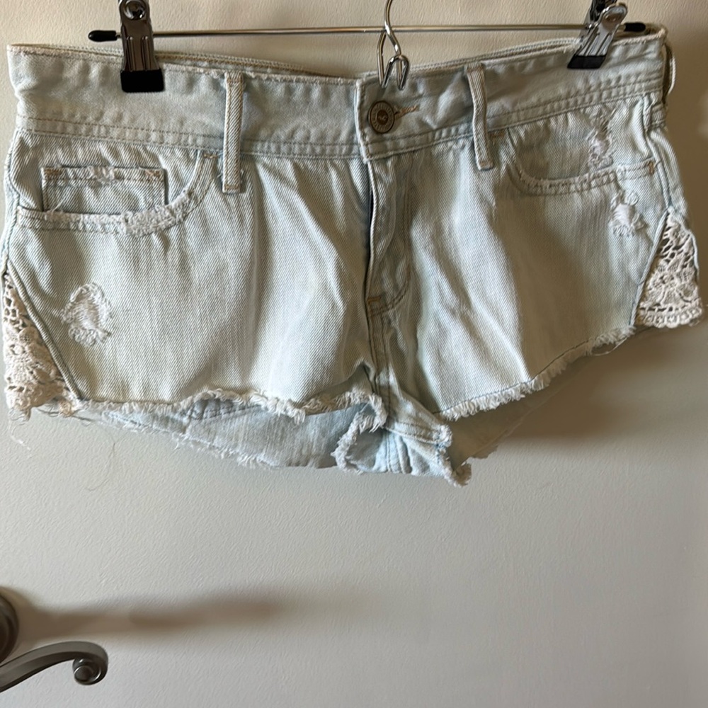 Hollister Denim Short with lace